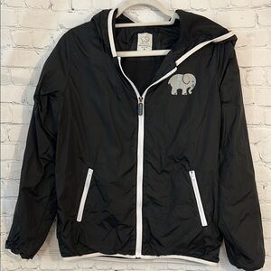 Ivory Ella Hooded Wind Breaker lined Jacket